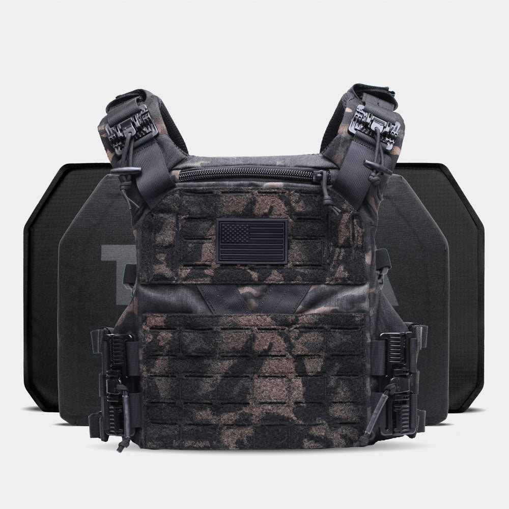 SRT (Special Rifle Threat) 2.5 lb/plate (Set of 2) + BattleVest Elite Bundle