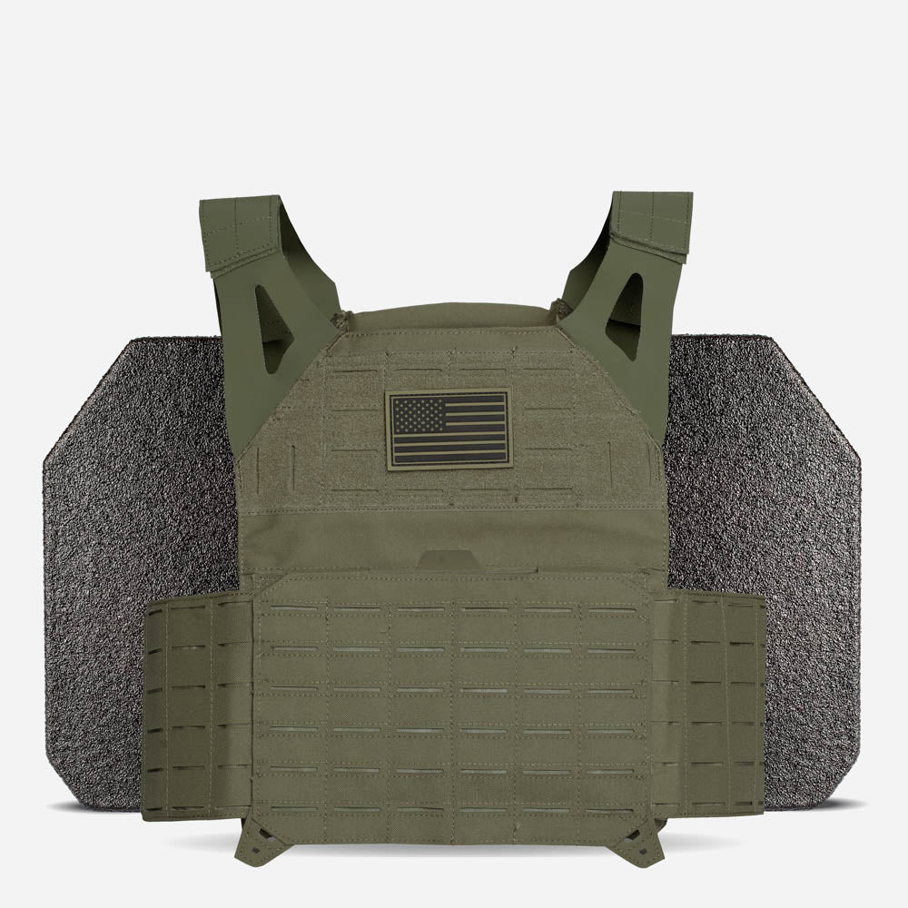 AR500 Level III+ (Set of 2) + BattleVest Lite Bundle