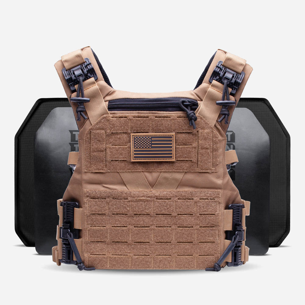 Level IV 7 lb/plate (Set of 2) + BattleVest Elite Bundle