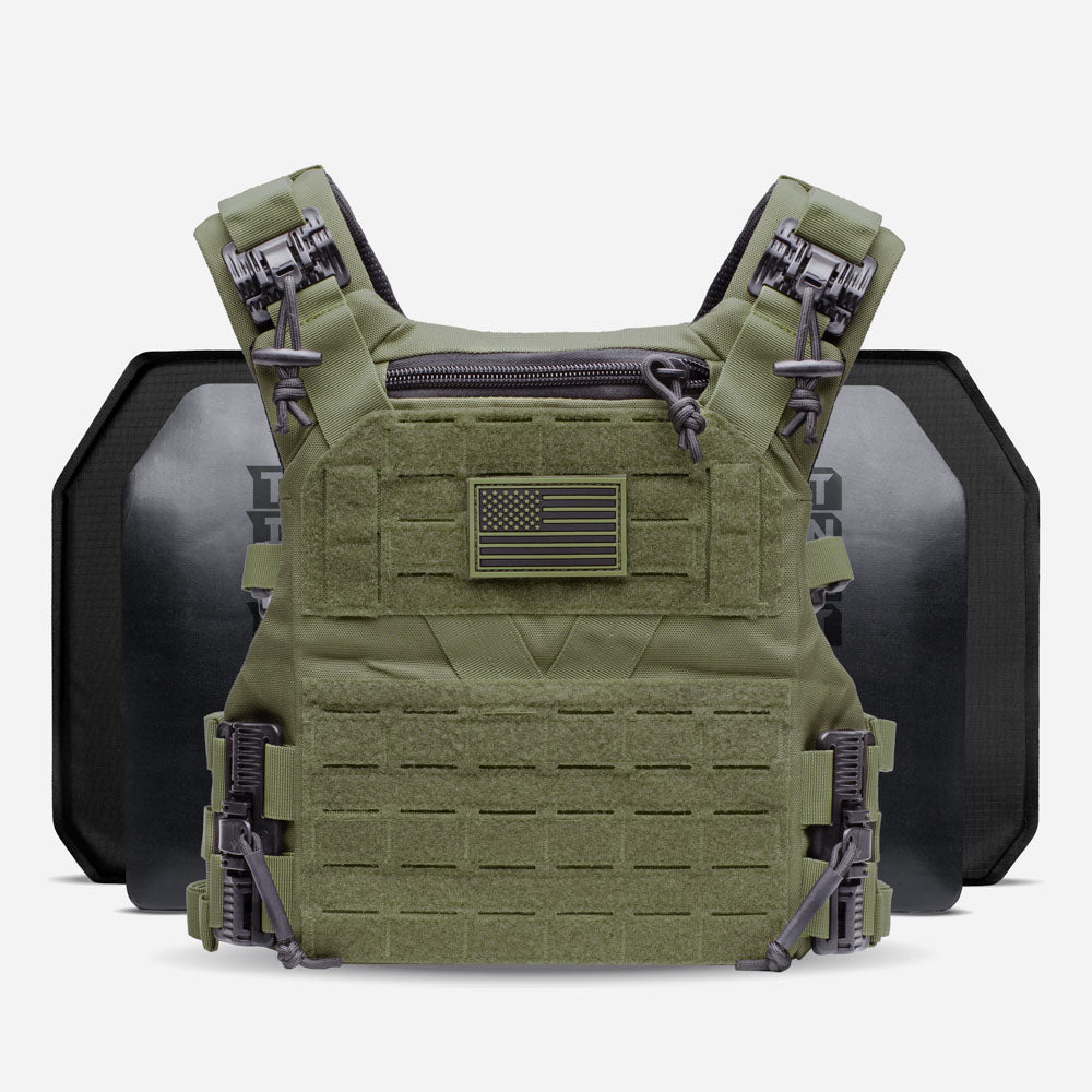 Level IV 7 lb/plate (Set of 2) + BattleVest Elite Bundle