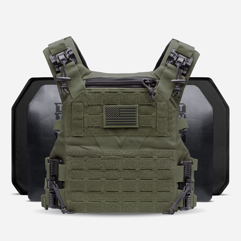 Level IV 7 lb/plate (Set of 2) + BattleVest Elite Bundle